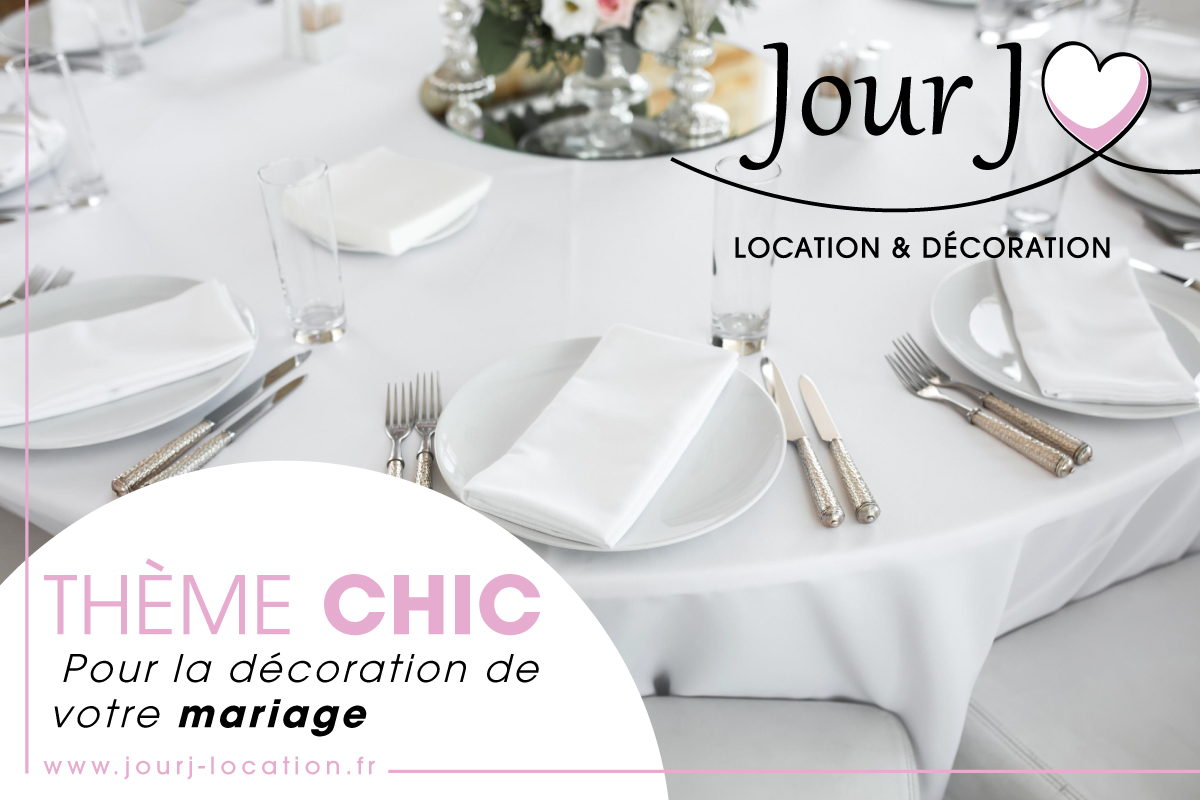 Location Décoration mariage chic